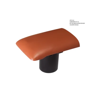 Lanterne Durovent kit ventilation passive D. 110mm acc. commun AT161 Rouge 22 (Rouge Sienne 22) Monier
