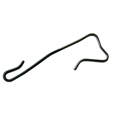 Crochets ardoise inox 17% D. 2.7mm x 10cm agrafe boîte de 500 teinté Anthracite