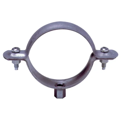 Collier de descente à embase type 7/150 acier Galvanisé p/ tuyau D. 110mm
