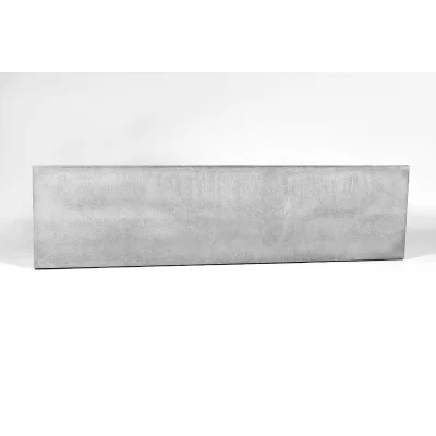 Plaque béton lisse p/ clôture pleine ép. 33mm 0.50 x 1.92ml Gris