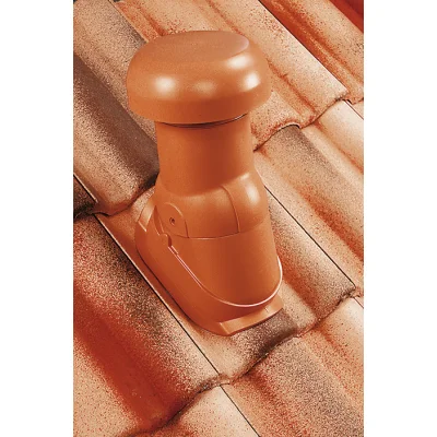 Lanterne Durovent kit ventilation active D. 125mm acc. commun AT162 Rouge 22 (Rouge Sienne 22) Monier
