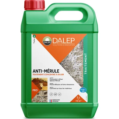 Traitement fongicide concentré Anti-Mérule Dalep bidon 5L