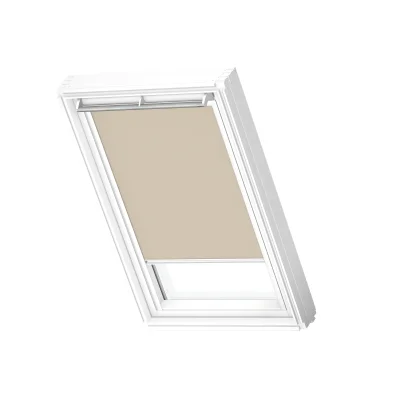 Store d'occultation manuel DKL FK06 66 x 118cm Beige 1085 profilés Blancs