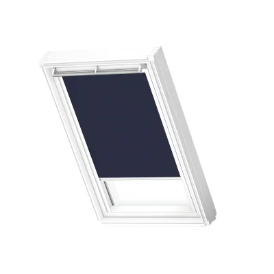 Store d'occultation manuel DKL FK06 66 x 118cm Bleu Marine 1100 profilés Blancs
