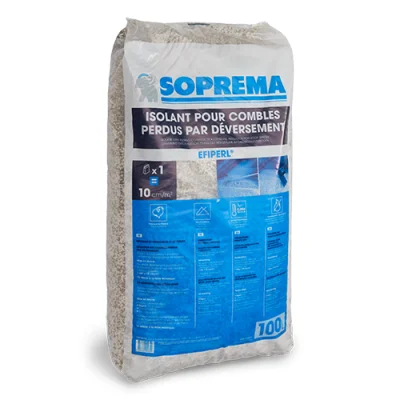 Isolant & Agrégats p/ béton léger (Vermiculite & Perlite) Efiperl sac 100L