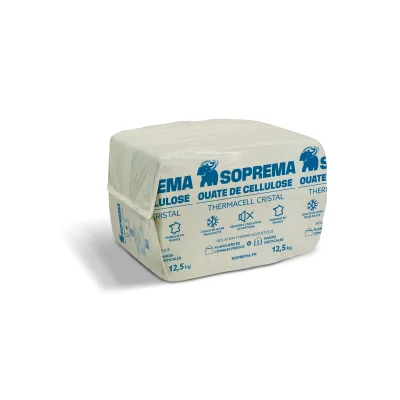 Isolant Ouate de Cellulose Universell Cristal sac 12.5kg
