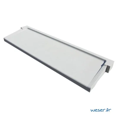 Appui de fenêtre béton nez droit pose simplifiée APPS ép. 42mm 39 x 100-108cm Slim Blanc Cassé
