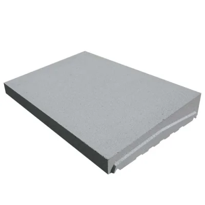 Chaperon de mur béton Optipose 1 pente CHRO ép. 40-68mm 33 x 49cm Gris