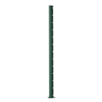 Poteau Axor 68 x 48mm ht. 1.25m s/ platine soudée Vert Ral 6005