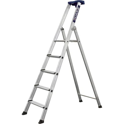 Escabeau alu 5 marches Pro 54 charge 150kg maxi ht. plateforme 1.11m