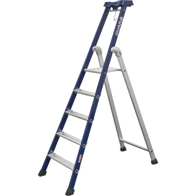 Escabeau aluminium Laqué MP 5 marches ht. plateforme 1.10ml