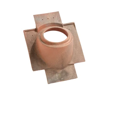 Tuile à douille D. 160mm (conforme vmc) Phalempin 170 x 270mm 590.31 Ambré 007