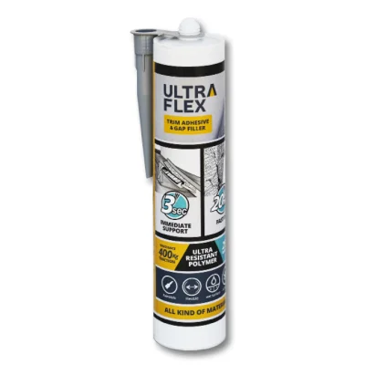 Mastic de colmatage & collage Ultraflex cartouche 290ml Gris