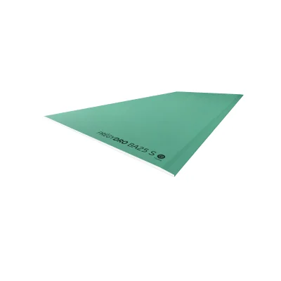 Plaque de plâtre BA25 S hydro Prégydro NF ép. 25mm 260 x 90cm