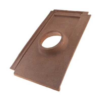 Tuile à douille D. 100mm sans connecteur acc. commun 635XLD Rouge Flammé Terreal
