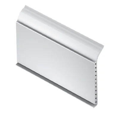 Plinthe cellulaire PVC blanc 60mm x 2.60ml