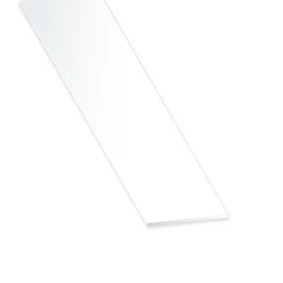 Plat alu laqué Blanc 30 x 2 x 2.50ml