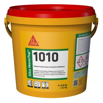 Protection anticorrosion p/ armature Sika Monotop 1010 (910 Eco-N) seau 12kg