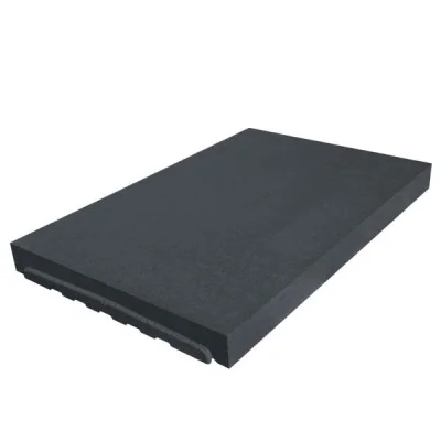 Chaperon de mur béton Optipose plat CHRO ép. 40mm 33 x 49cm Dark