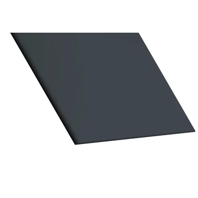 Plat pvc ép. 2 x 100mm 2.60ml Gris Anthracite