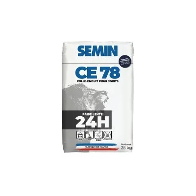Enduit colle poudre p/ joint CE 78 utilisation 24h sac 25kg