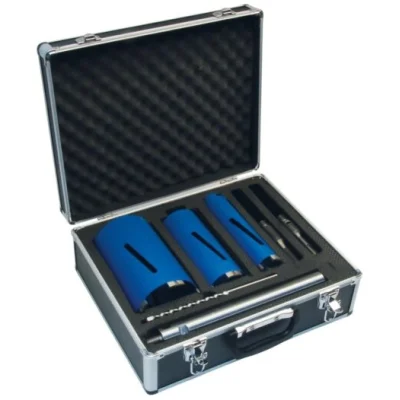 Couronnes diamant Topline SX D. 42-68-102 mm +2 adaptateurs SDS+ forêt et rallonge