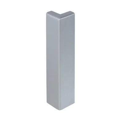 Angle extérieur alu anodisé p/ profil de finition Durabal BO ht. 20/40mm Argent