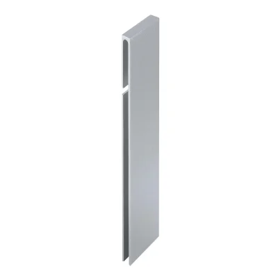 Jonction p/ profil de finition alu anodisé Durabal BO ht. 20/100mm Argent