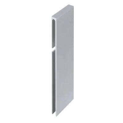 Jonction p/ profil de finition alu anodisé Durabal BO ht. 20/20mm Argent