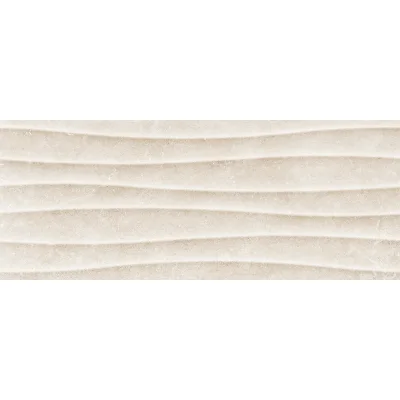 Faïence 20 x 50 Stream Structtura Wind 3D MOTD Beige pqt 1.40m²