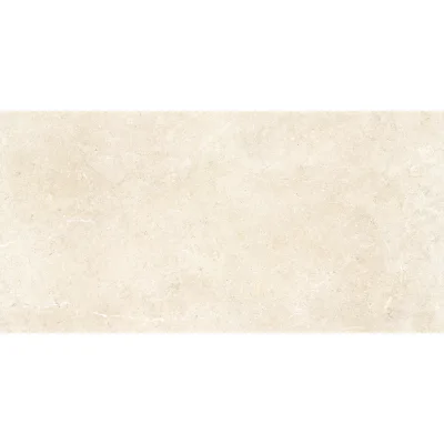 G.C. coloré masse int. 75 x 150 ép. 10.5mm rect. Mystone Limestone M7E3 Ivory pqt 2.25m²
