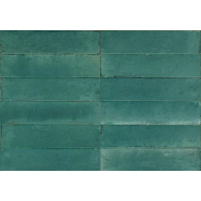 G.C. émaillé int. 6 x 24 ép. 10mm Lume Lux MP90 Emerald pqt 0.5184m²