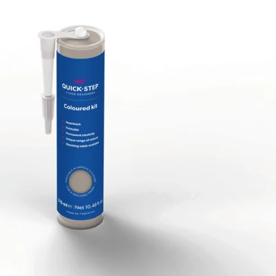 Mastic acrylique élastique p/ finition sol stratifié/parquet Gris Taupe Clair 16 cartouche 310ml