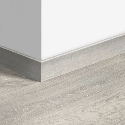 Plinthe Standard Mdf + décor stratifié ép. 12 x 58mm 2.40ml Chêne Vieilli Patiné Blanc 01653