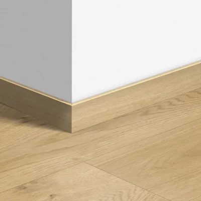 Plinthe Standard Mdf + décor vinyle ép. 12 x 58mm 2.40ml Chêne Flotté Beige 40018
