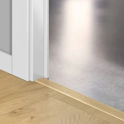 Profilé finition alu + décor vinyle Incizo ép. 8 x 45mm 2.00ml Chêne Flotté Beige 40018