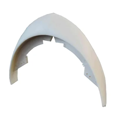 Crête de faîtage 1/2 rond plastique Mino-Crête Blanc Cassé