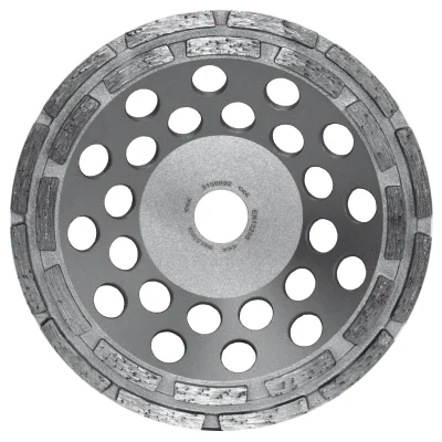 Plateau segments diamant PE D. 125mm al. 22.23mm ponçage béton-époxy