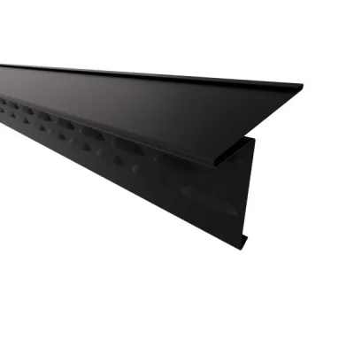 Bande zinc d'égout ventilé ép. 0.65mm dév. 250mm 2.00ml Granum Extra Basalte