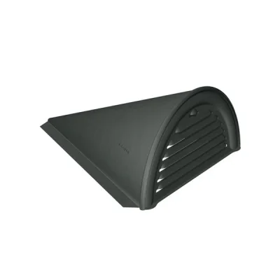 Chatière zinc à souder demi-ronde (ventilation 57cm²) Granum Extra Basalte