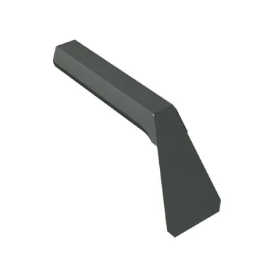 Couvre joint de pied zinc p/ couverture à tasseaux ép. 0.65mm dév. 100mm Granum Extra Basalte