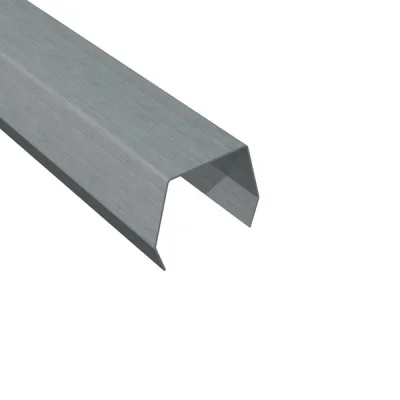 Couvre joint zinc p/ tasseau 40mm ép. 0.65mm dév. 100mm 2.00ml Granum Extra Granite