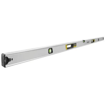 Niveau alu tubulaire magnétique 2 poignées 3 fioles Fatmax Pro 200cm