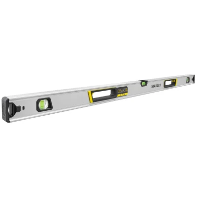 Niveau alu tubulaire magnétique 2 poignées 3 fioles Fatmax Pro 120cm