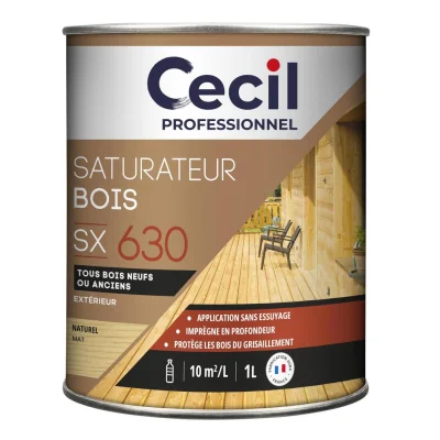 Saturateur ext. glycéro tous bois SX630 1L Naturel