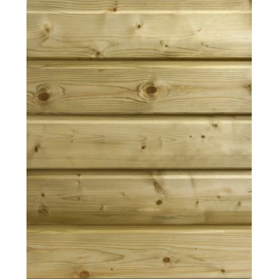 Clin sapin Nord profil Montana traité cl.3 ép. 20 x 145mm (132 utile) 3.60ml Vert