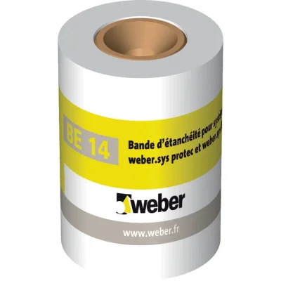 Bande d'étanchéité BE14 p/ système Weber.sys Protec 120mm x 10ml