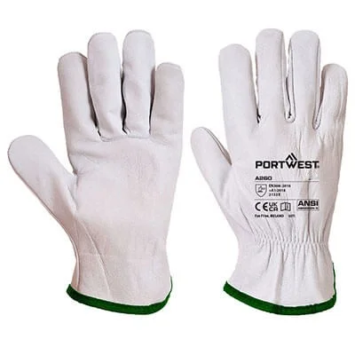 Gants Driver cuir Oves A260 T= M Gris