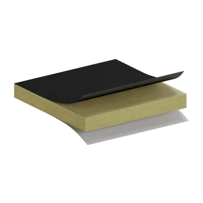 Dalle plafond laine de roche Tonga A ép. 22mm 60 x 60cm Noir pqt 8.64m²