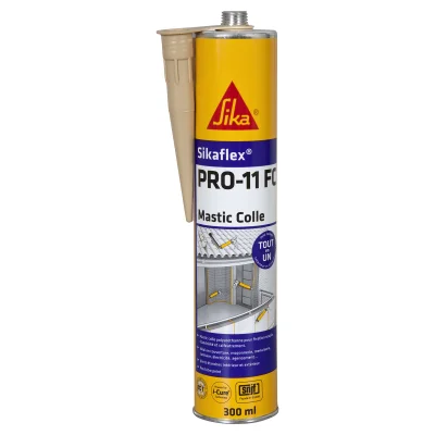 Mastic colle polyuréthane Sikaflex Pro 11 FC cartouche 300ml Beige